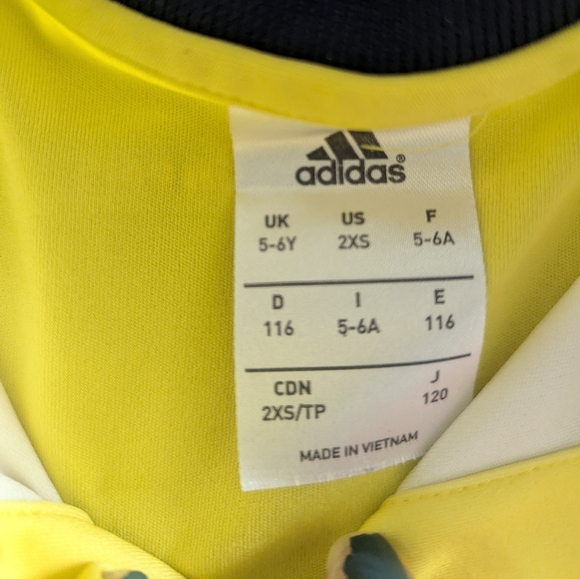2XS Adidas National Team Jersey Colombia - Picture 5 of 7